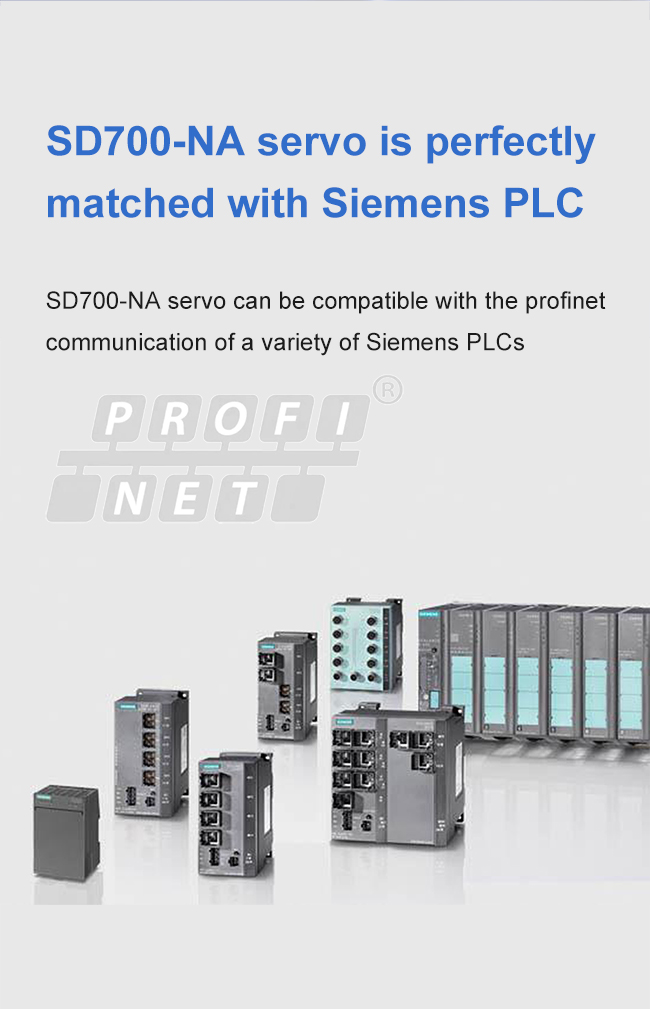 Serwonapęd SD700-NA jest doskonale dopasowany do sterownika <a href=/product/plc/ target=_blank class=infotextkey>PLC</a> firmy Siemens