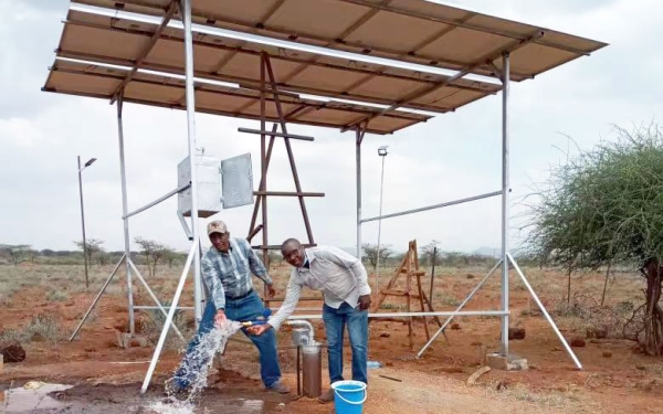 Falownik solarnej pompy wodnej o mocy 4 kW w Kenii