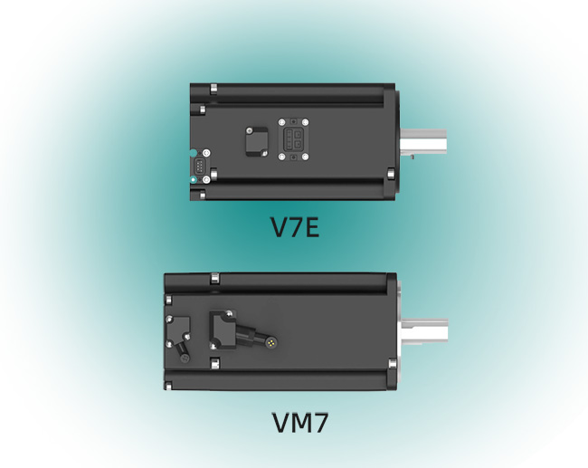 Silnik V7E jest krótszy