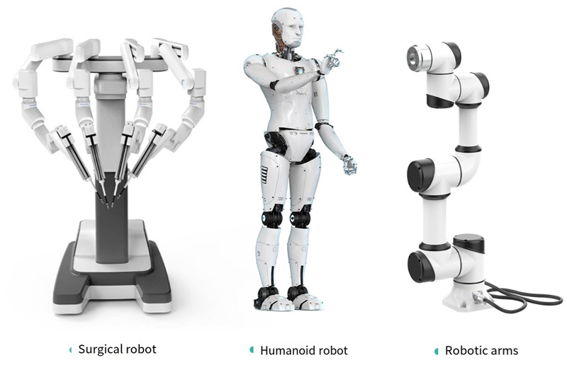 nadaje się do szerokiej gamy elementów przegubów robotów